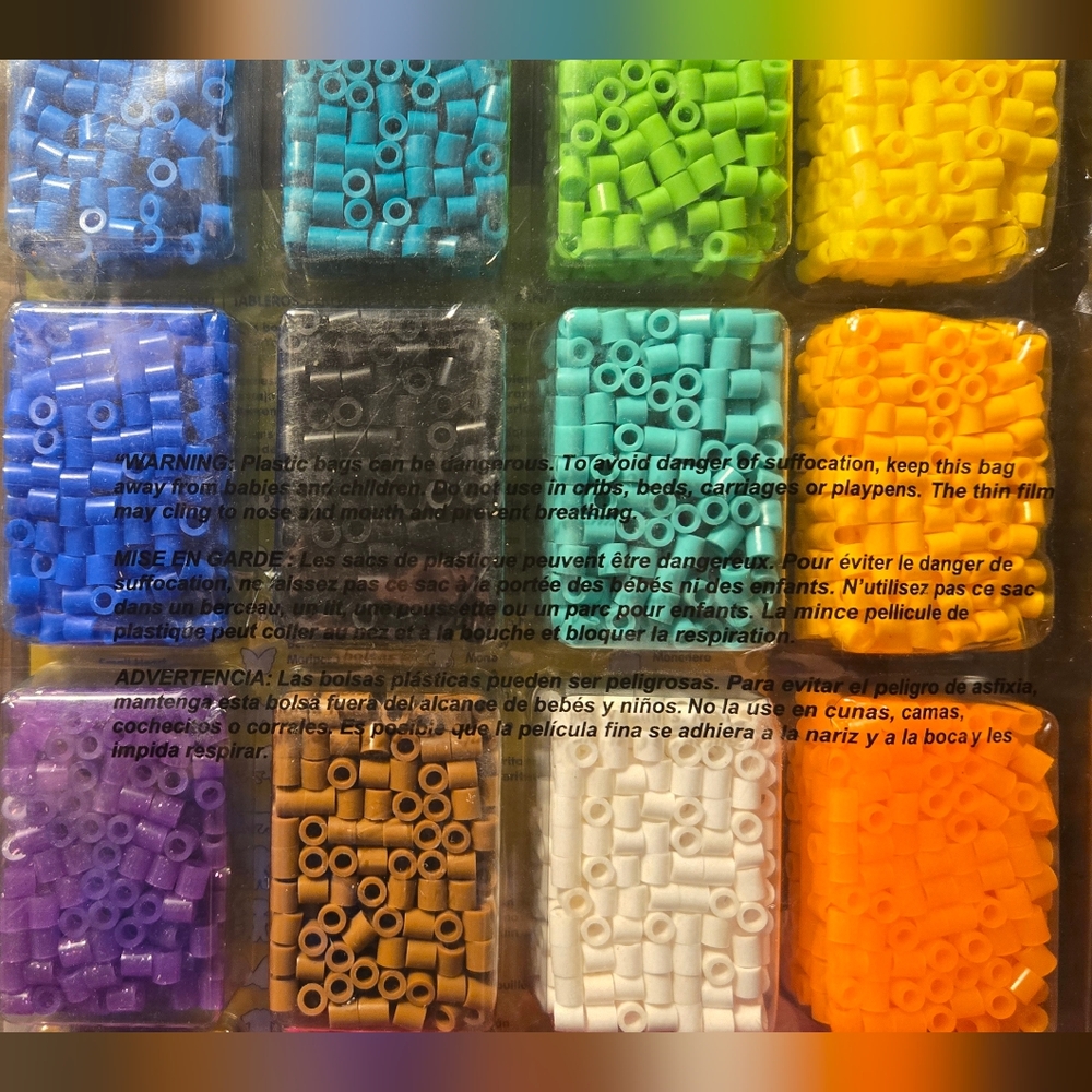 Perler Beads Craft Kit with Assorted Colors - Picture 3 of 4